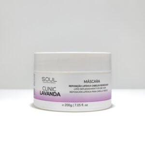 Máscara Soul Clinic – Linha Lavanda 200g – Cabelos Ressecados – Reposição Lipídica