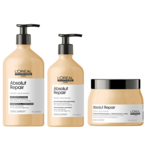 Absolut Repair L’Oréal Kit Shampoo 500ml + Condicionador 750ml + Máscara 500g