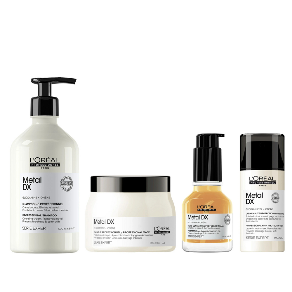 Metal Detox Kit Shampoo 500ml + Máscara 500gr + Leave-in 100ml + Óleo 50ml