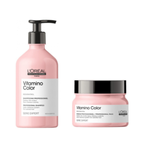 VITAMINO COLOR L’Oréal KIT SHAMPOO 500ml + MÁSCARA 250g