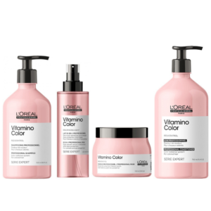 Vitamino Color L’Oréal Kit Shampoo 500ml+ Condicionador 750ml+ Máscara 500g+ Spray 190ml