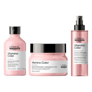 Vitamino Color L’Oréal Kit Shampoo 300ml+ Máscara 250g+ Spray 190ml