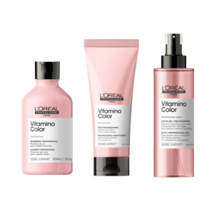 Vitamino Color L’Oréal Kit Shampoo 300ml+ Condicionador 200ml+ Spray 190ml