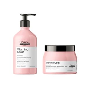 Vitamino Color L’Oréal Kit Shampoo 500ml+ Máscara 500g