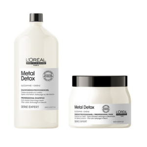 Metal Detox L’Oréal PROFESSIONAL Kit Shampoo 1,5L+ Mascara 500g